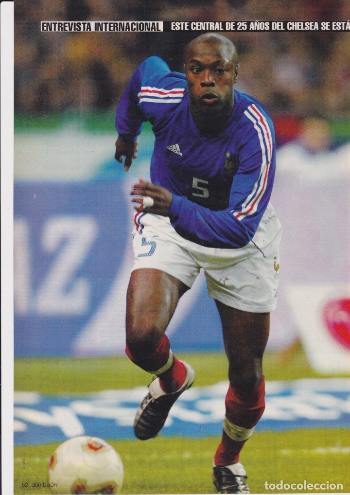 Sammelleidenschaft Sport: SELECCI&Oacute;N DE F&Uacute;TBOL DE FRANCIA y CHELSEA: Minip&oacute;ster de GALLAS