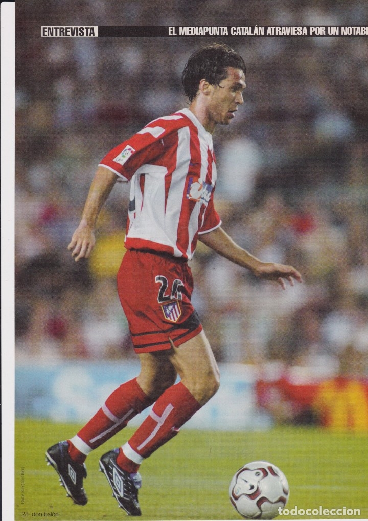 Coleccionismo deportivo: ATL&Eacute;TICO DE MADRID: Minip&oacute;ster de LU&Iacute;S GARC&Iacute;A