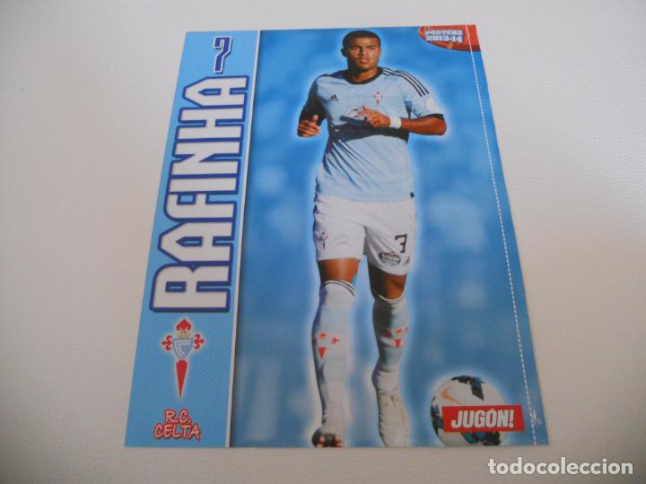 Sammelleidenschaft Sport: DOBLE POSTER RAFINHA CELTA VIGO XUMETRA LEVANTE JUGON 2014 2015 14 15 TAMA&Ntilde;O FOLIO