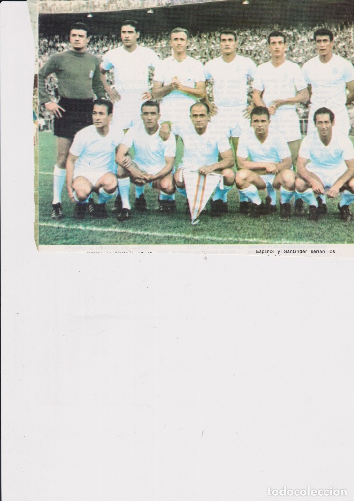 Sammelleidenschaft Sport: REAL MADRID: Recorte de un equipo de la temporada 61-62