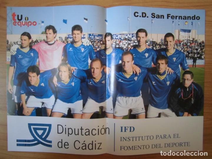 Coleccionismo deportivo: P&Oacute;STER C D SAN FERNANDO - Foto 1