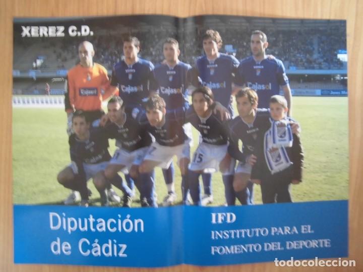 Coleccionismo deportivo: P&Oacute;STER XEREZ C.D. - Foto 1
