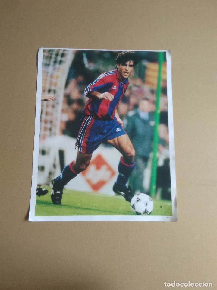 Collectionnisme sportif: P&Oacute;STER NADAL, BARCELONA 1996-1997 BAR&Ccedil;A LIGA F&Uacute;TBOL 96-97 MIDE UNOS 30 X 37 CM