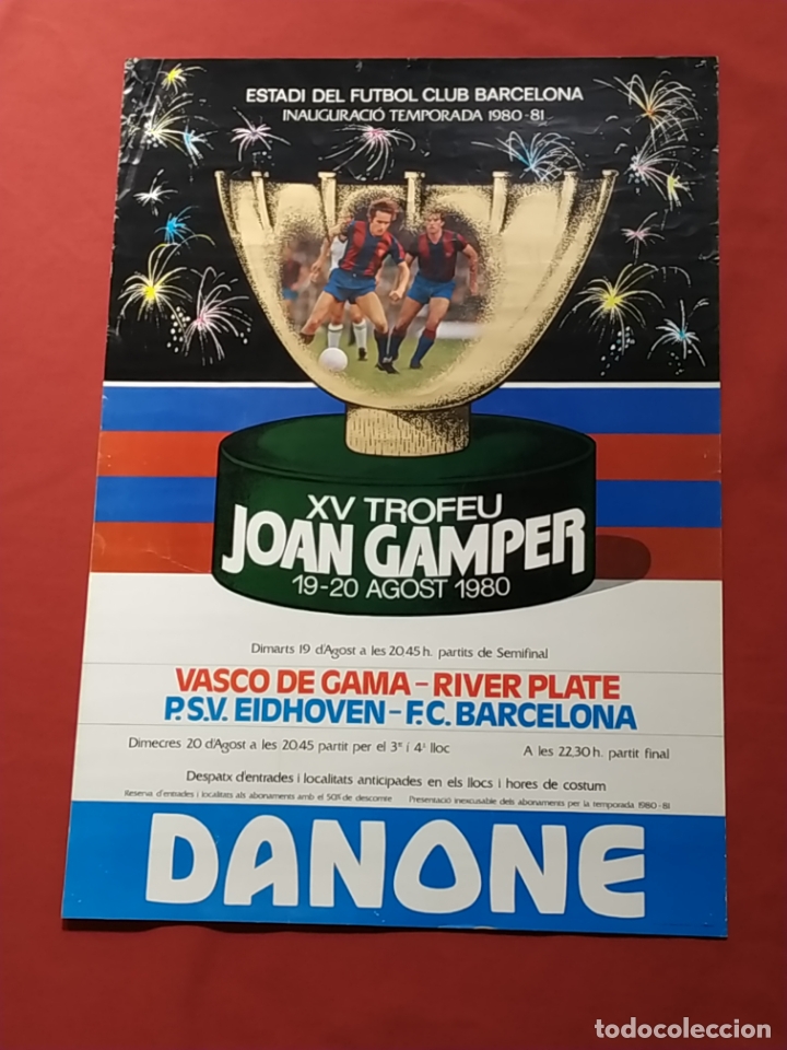 Poster Cartel Xv Trofeo Joan Gamper Barce Kaufen Alte Fussball Poster In Todocoleccion 175259395