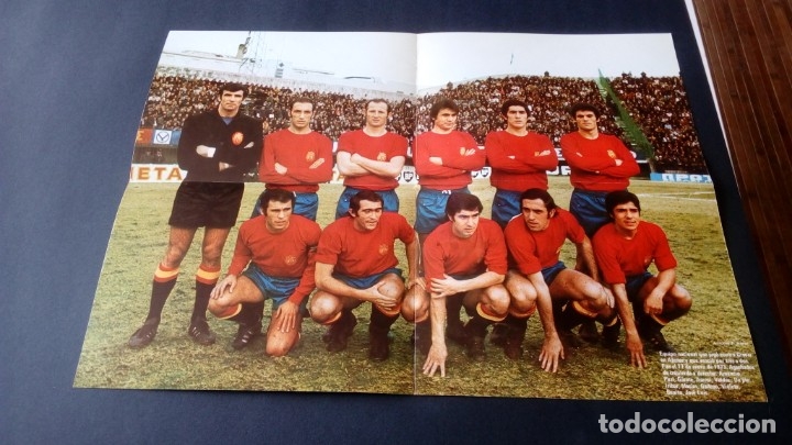Sammelleidenschaft Sport: P&Oacute;STER SELECCI&Oacute;N ESPA&Ntilde;OLA ESPA&Ntilde;A EQUIPO NACIONAL A&Ntilde;O 1973