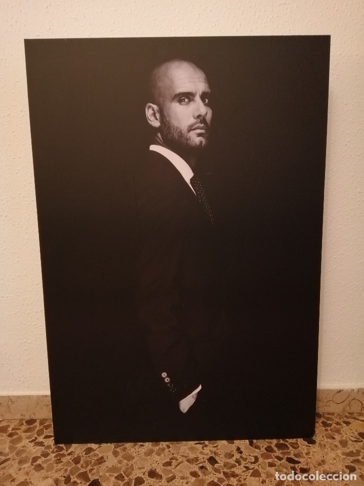 Coleccionismo deportivo: Cartel de Pep Guardiola - Foto 1