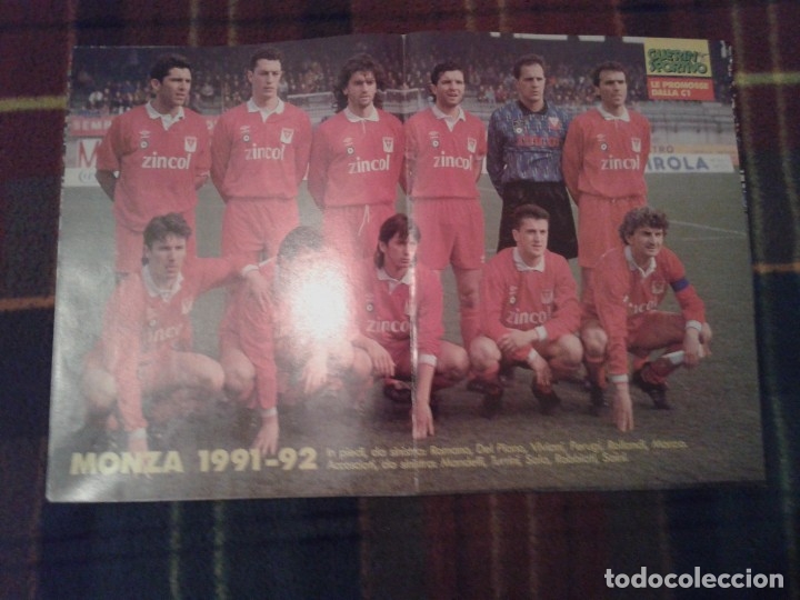 Coleccionismo deportivo: POSTER MONZA 1991-92 - Foto 1