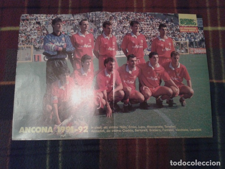 Coleccionismo deportivo: POSTER ANCONA  1991-92 - Foto 1