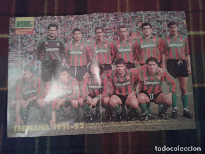 Coleccionismo deportivo: POSTER TERNANA 1991-92 - Foto 1