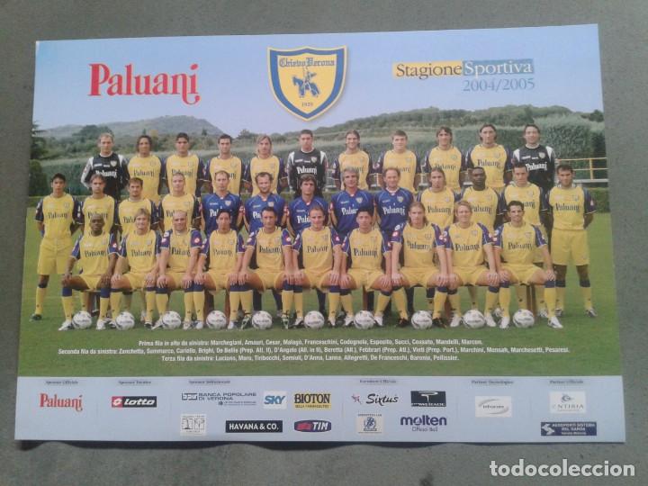 Coleccionismo deportivo: LAMINA CHIEVO 04-05 - Foto 1