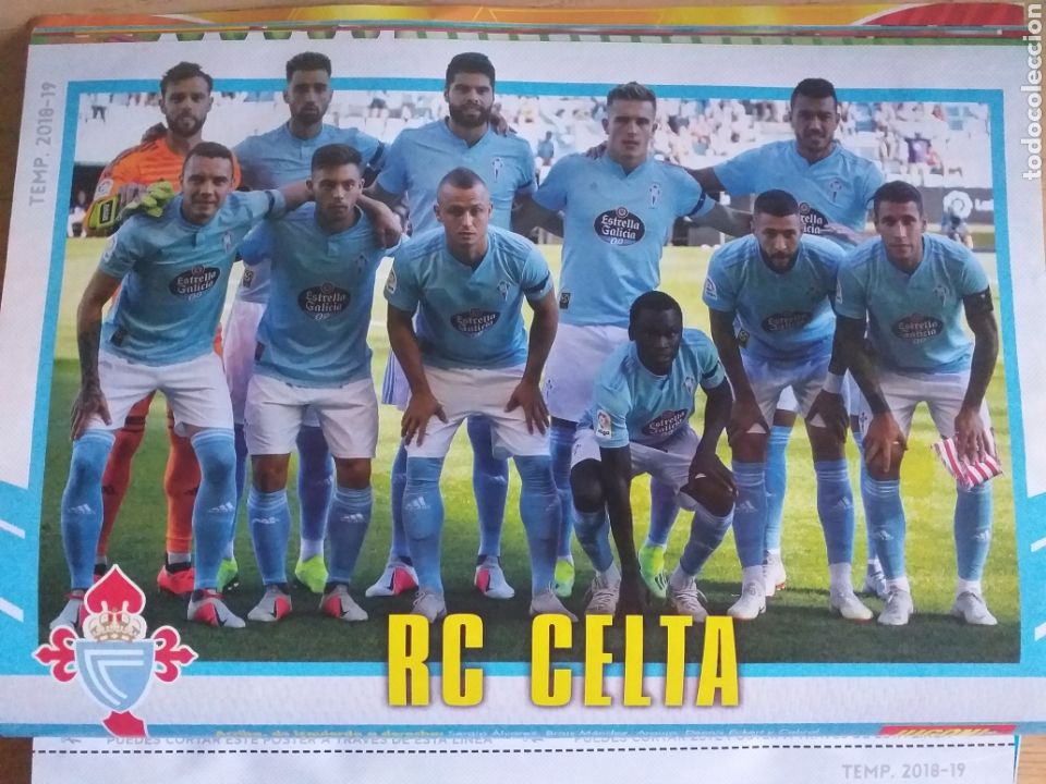 Collectionnisme sportif: F&Uacute;TBOL P&Oacute;STER CELTA DE VIGO - STUANI GIRONA C.F. REVISTA JUG&Oacute;N TEMPORADA 2018 2019