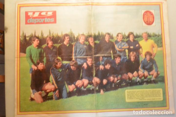 Collectionnisme sportif: CARTEL POSTER SELECCION ESPA&Ntilde;OLA DE FUTBOL 1979, REVISTA YA DEPORTES