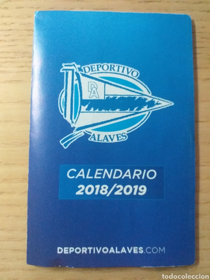Collezionismo sportivo: DEPORTIVO ALAV&Eacute;S 2018 2019 CALENDARIO DE PARTIDOS