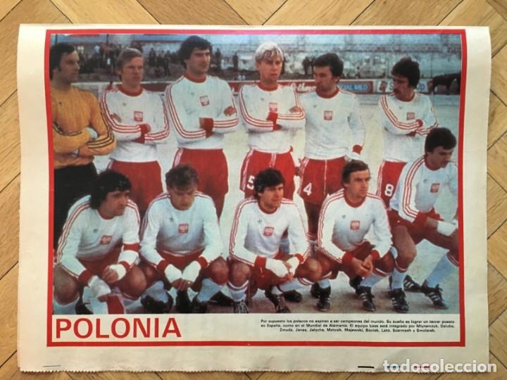 Coleccionismo deportivo: CARTEL POSTER SELECCION POLONIA POLAND MUNDIAL WORLD CUP ESPA&Ntilde;A 1982 SPAIN 82