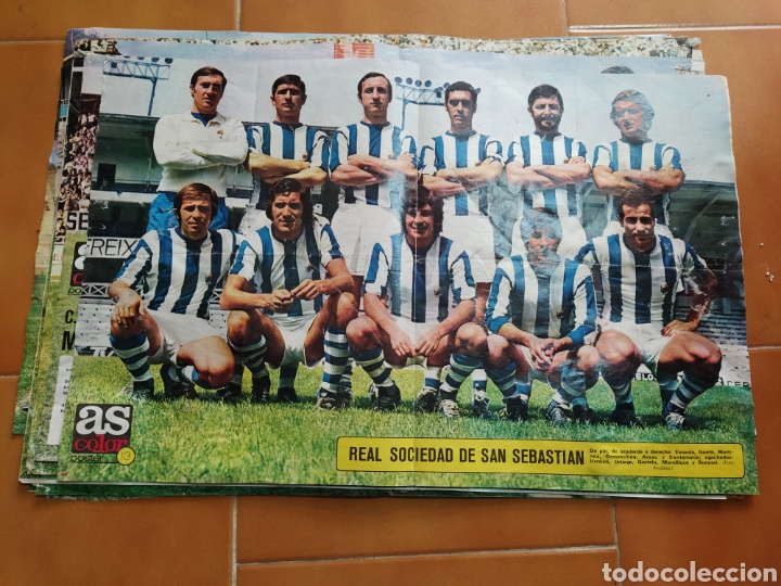 Coleccionismo deportivo: Poster as color 13 real sociedad