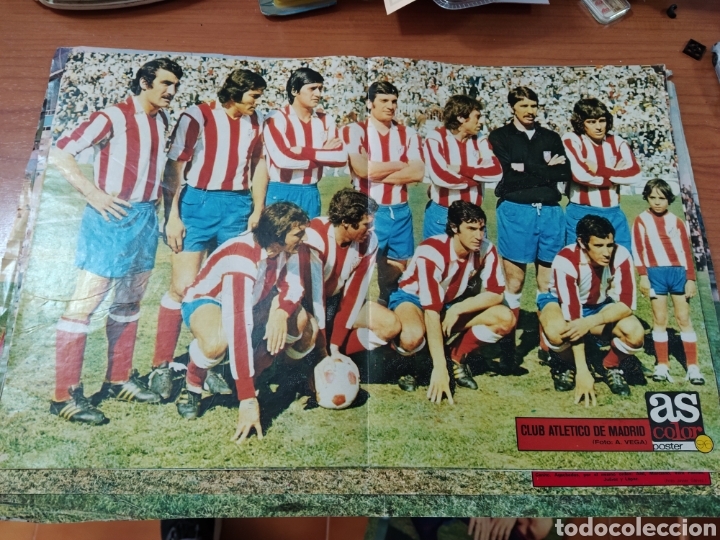 Coleccionismo deportivo: Poster as color 96 Atl&eacute;tico de Madrid