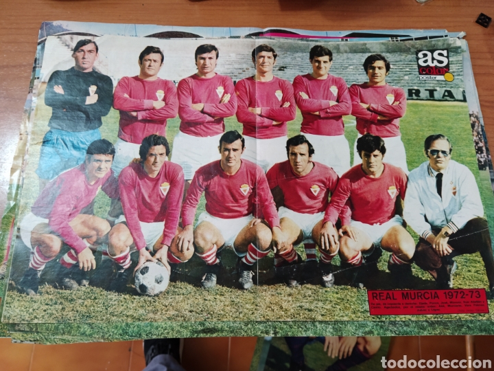 Coleccionismo deportivo: Poster as color 89 real Murcia