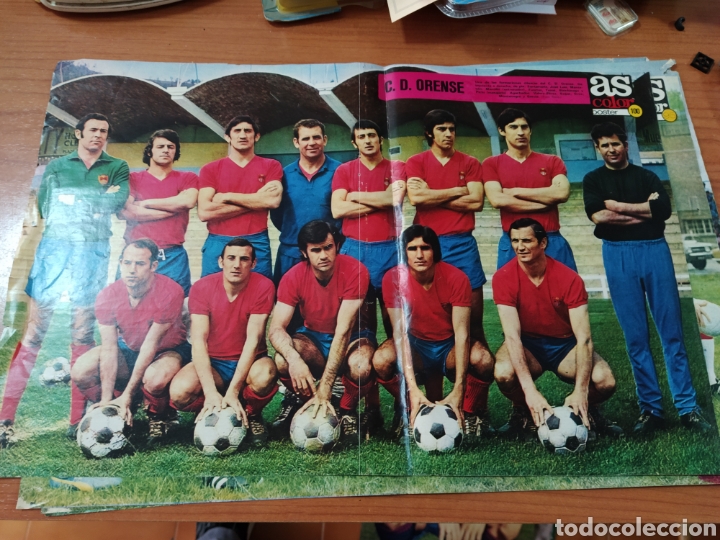 Coleccionismo deportivo: Poster as color 100 orense