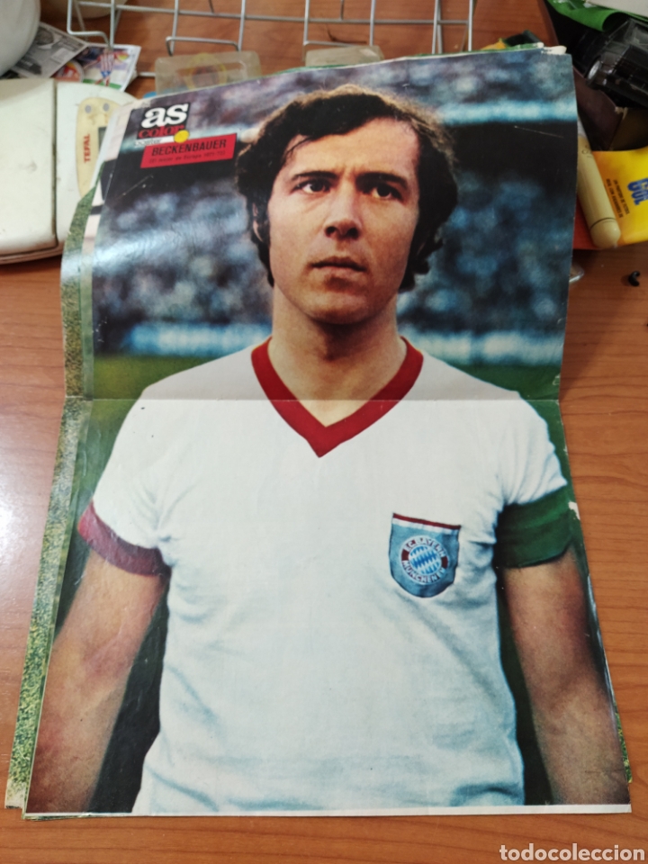 Coleccionismo deportivo: Poster as color 83 beckenbauer - Foto 1