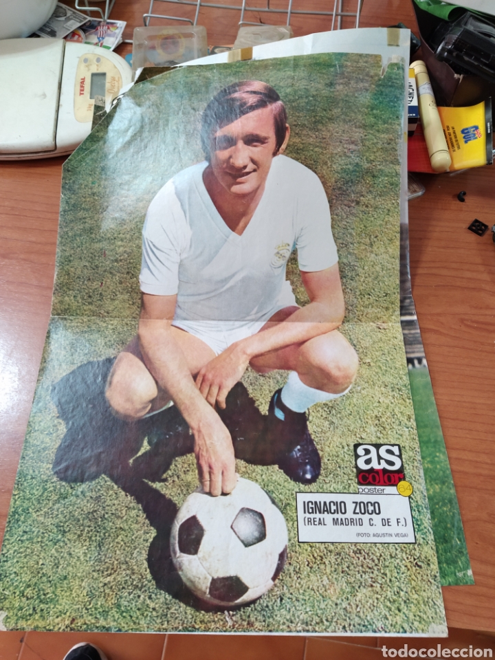 Coleccionismo deportivo: Poster as color 64 Ignacio zoco del Madrid