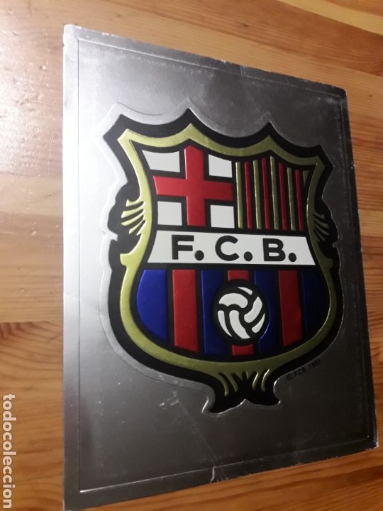 Collezionismo sportivo: Escudo FC Barcelona Bar&ccedil;a en carton 1993