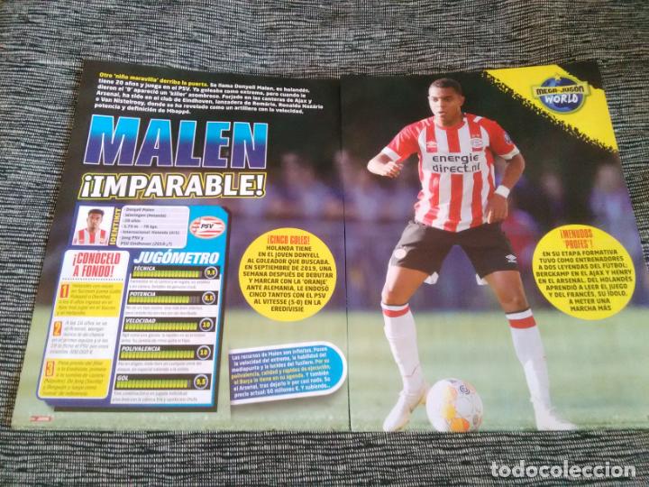 Collectionnisme sportif: MALEN IMPARABLE, PSV HOLANDA - P&Oacute;STER 1 P&Aacute;G REVISTA JUG&Oacute;N + REPORTAJE DATOS MEGA JUG&Oacute;N WORLD
