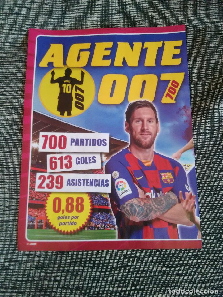 Collectionnisme sportif: LEO MESSI BARCELONA, BAR&Ccedil;A AGENTE 007 - P&Oacute;STER 1 P&Aacute;GINA REVISTA JUG&Oacute;N 19-20 LIGA F&Uacute;TBOL 2019-2020