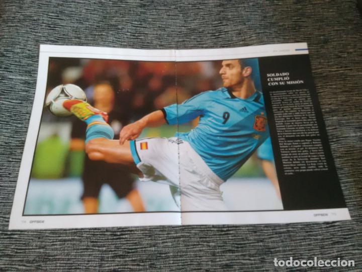 Collectionnisme sportif: ROBERTO SOLDADO, ESPA&Ntilde;A SELECCI&Oacute;N ESPA&Ntilde;OLA - P&Oacute;STER 2 P&Aacute;GINAS SEPARADAS REVISTA OFFSIDE 2012