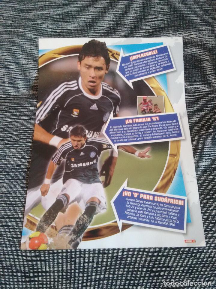 Collectionnisme sportif: KEIRRISON, PALMEIRAS, BRASIL - P&Oacute;STER 1 P&Aacute;GINA REVISTA JUG&Oacute;N F&Uacute;TBOL CON DATOS