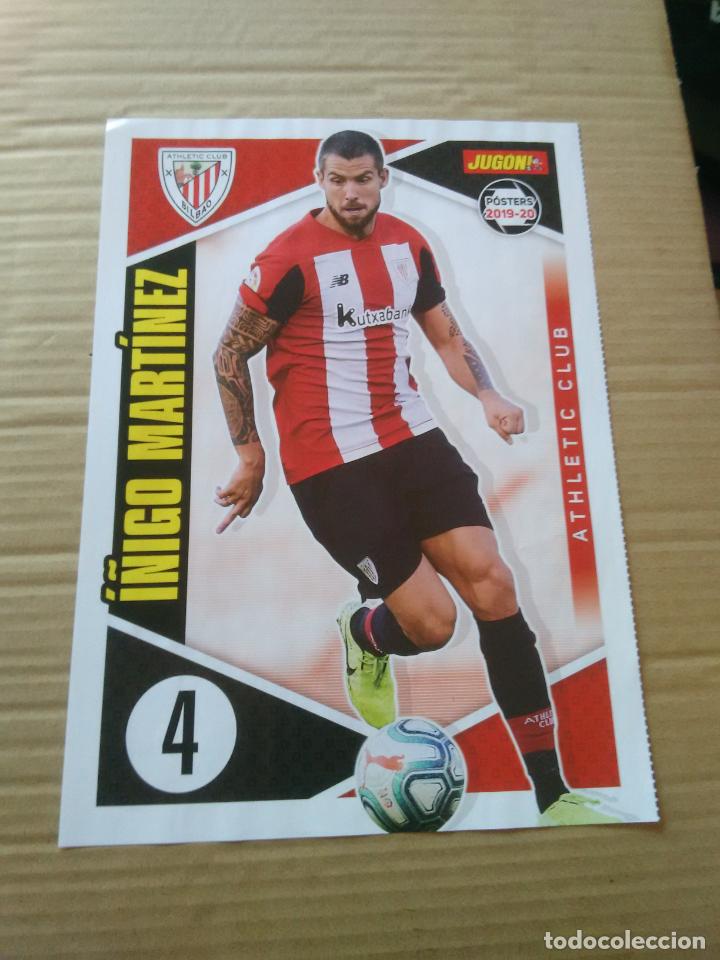 Collectionnisme sportif: &Iacute;&Ntilde;IGO MART&Iacute;NEZ ATHLETIC Y EQUIPO VALENCIA - DOBLE P&Oacute;STER 1 P&Aacute;G REVISTA JUG&Oacute;N 2019-2020 LIGA F&Uacute;TBOL