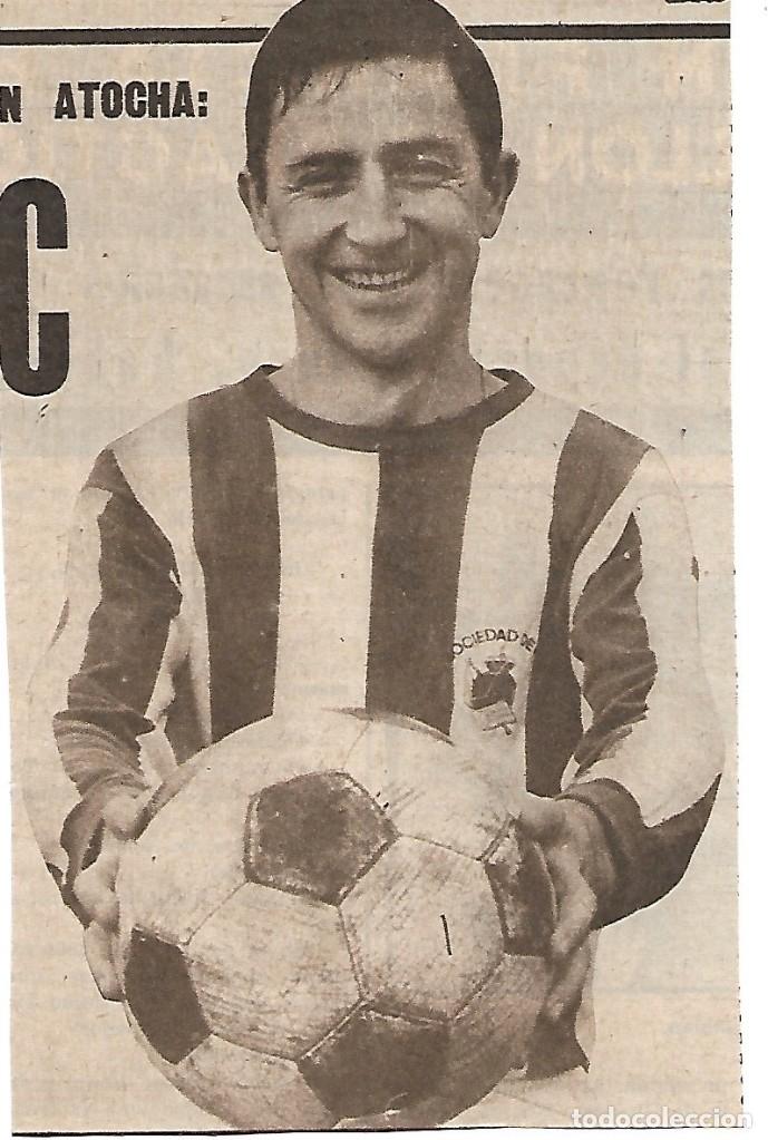Collectionnisme sportif: REAL SOCIEDAD: Recorte de ARZAK. 1969