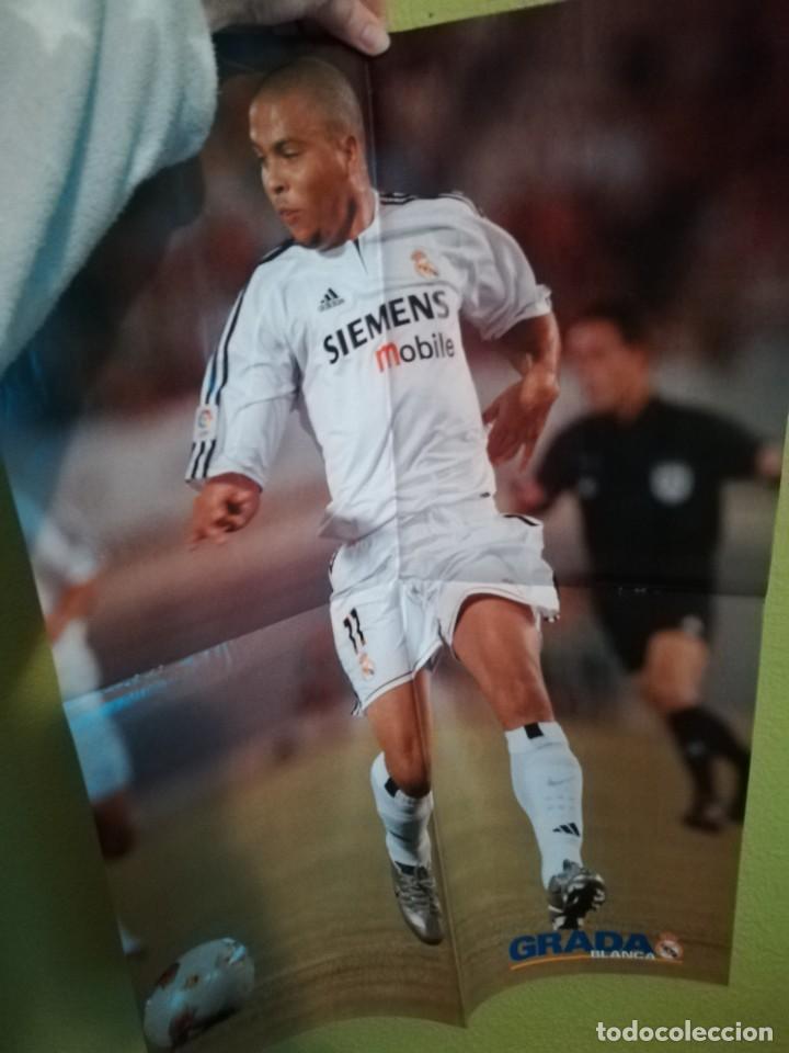 Coleccionismo deportivo: P&oacute;ster Ronaldo del Real Madrid - Foto 1