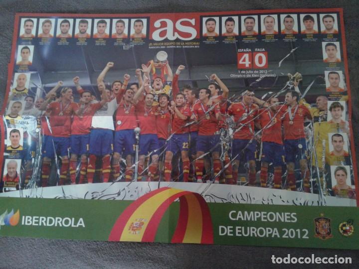 Collectionnisme sportif: POSTER ESPA&Ntilde;A EUROCOPA 2012 AS