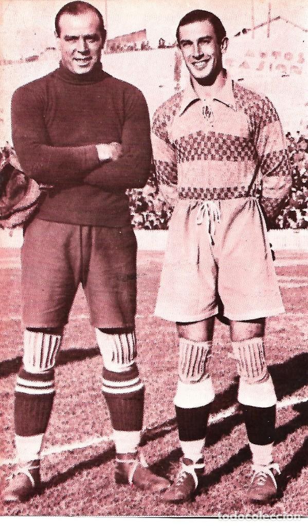 Collectionnisme sportif: Gran recorte de RICARDO ZAMORA y GUILLERMO EIZAGUIRRE
