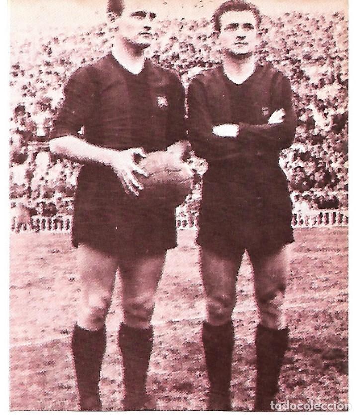 Collectionnisme sportif: BAR&Ccedil;A: Recorte de GONZALVO III y GONZALVO II