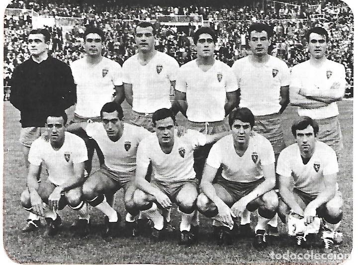 Collectionnisme sportif: REAL ZARAGOZA: Recorte del equipo Campe&oacute;n de Copa en 1966 ( Los MAGN&Iacute;FICOS )