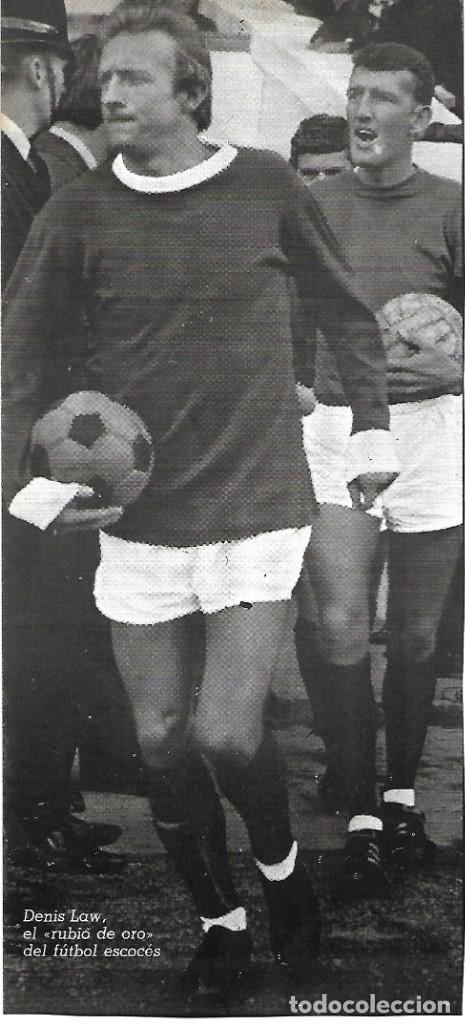Collezionismo sportivo: MANCHESTER UNITED ( MANU ): Gran recorte de DENIS LAW