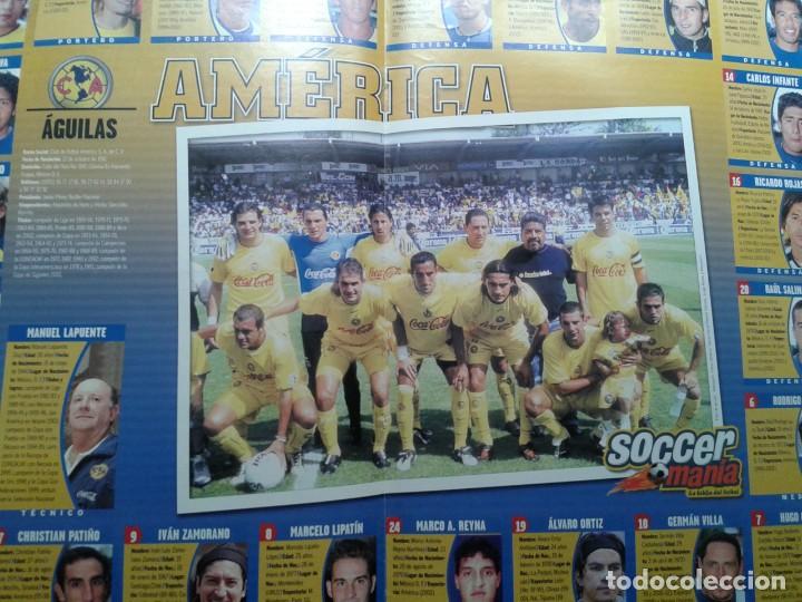 Coleccionismo deportivo: POSTER AMERICA MEXICO 2002 - Foto 1