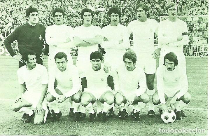 Collezionismo sportivo: REAL MADRID: Recorte de un equipo de la temporada 71-72