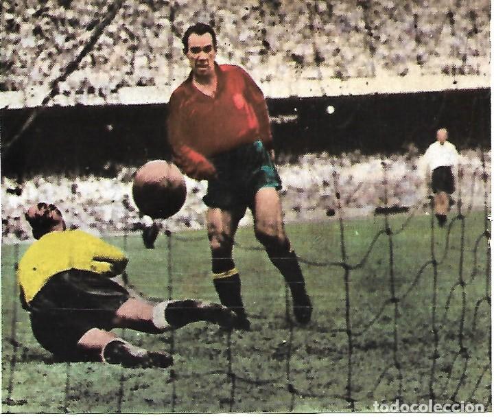 Collezionismo sportivo: SELECCI&Oacute;N ESPA&Ntilde;OLA DE F&Uacute;TBOL: Recorte del gol de ZARRA a Inglaterra en el Mundial de 1950