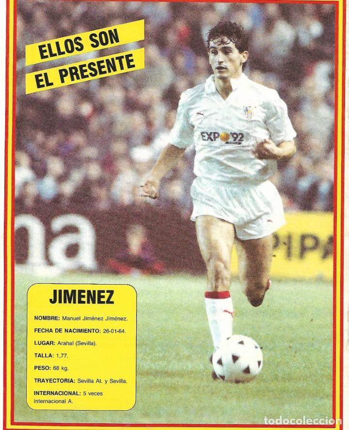 Coleccionismo deportivo: SEVILLA CF: L&aacute;mina de JIM&Eacute;NEZ - Foto 1