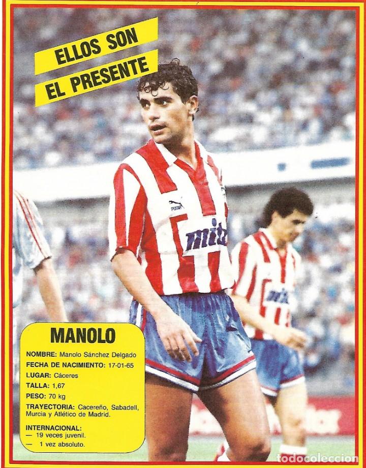 Coleccionismo deportivo: ATL&Eacute;TICO DE MADRID: L&aacute;mina de MANOLO - Foto 1