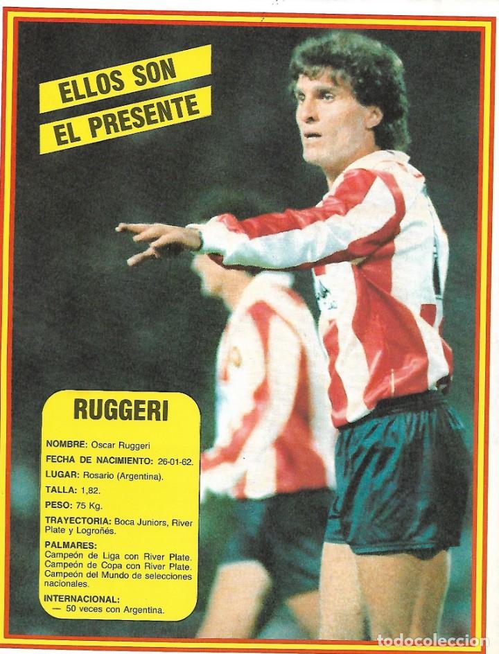 Collezionismo sportivo: CD.LOGRO&Ntilde;&Eacute;S: L&aacute;mina de &Oacute;scar RUGGERI