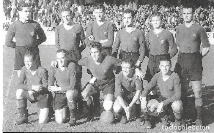 Collezionismo sportivo: BAR&Ccedil;A: Recorte del equipo Campe&oacute;n de Liga en la temporada 44-45