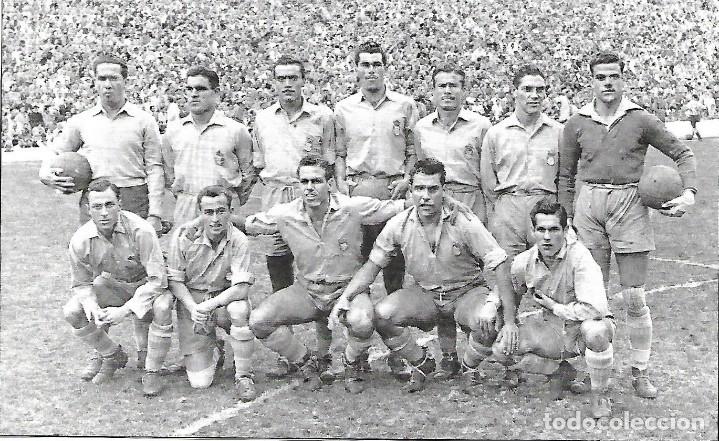 Collezionismo sportivo: UNI&Oacute;N DEPORTIVA LAS PALMAS: Recorte de un equipo de la temporada 51-52