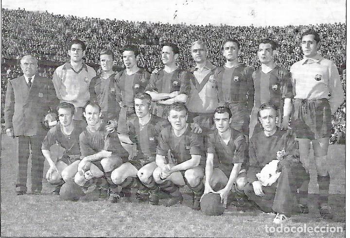 Collezionismo sportivo: BAR&Ccedil;A: Recorte de un equipo de la temporada 51-52, Campeones de Liga