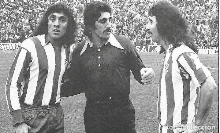 Sammelleidenschaft Sport: ATL&Eacute;TICO DE MADRID: Recorte de HEREDIA y AYALA con su compatriota CARNEVALLI