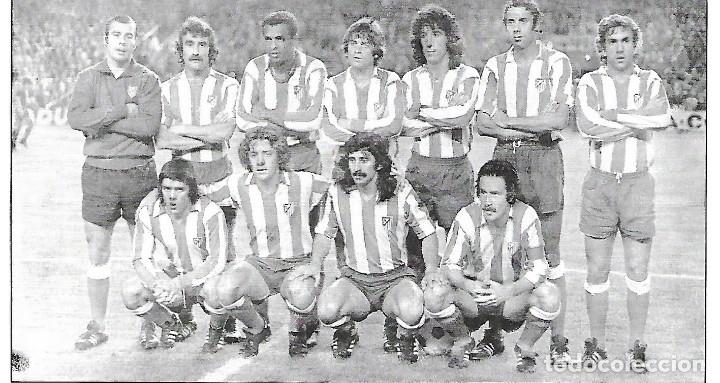 Sammelleidenschaft Sport: ATL&Eacute;TICO DE MADRID: Recorte de un equipo de la temporada 76-77, Campeones de Liga