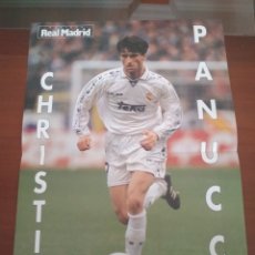 Coleccionismo deportivo: POSTER REAL MADRID, PANUCCI, AÑOS 90. Lote 199294861