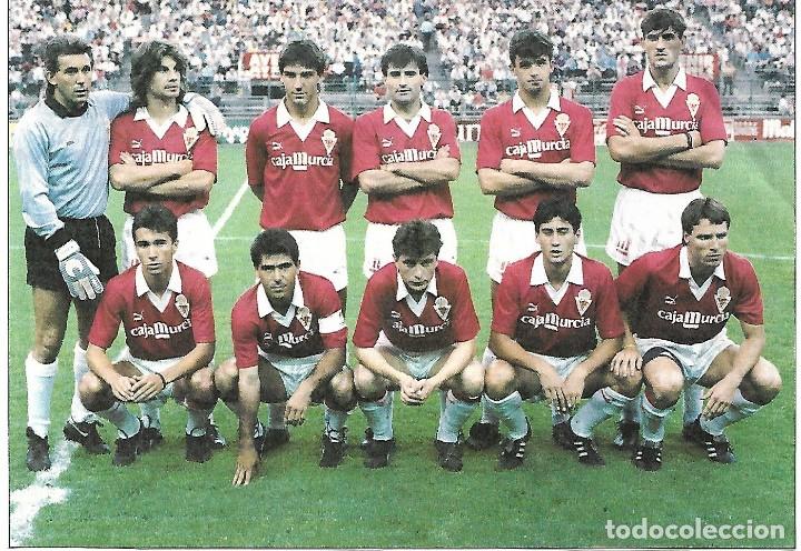 Sammelleidenschaft Sport: REAL MURCIA: Recorte de un equipo de la temporada 88-89